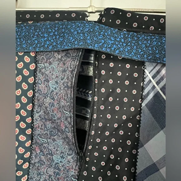 Dark Academia Whimsigoth Edgy Men Tie Mini Skirt with Belt Size Medium - Picture 5 of 7